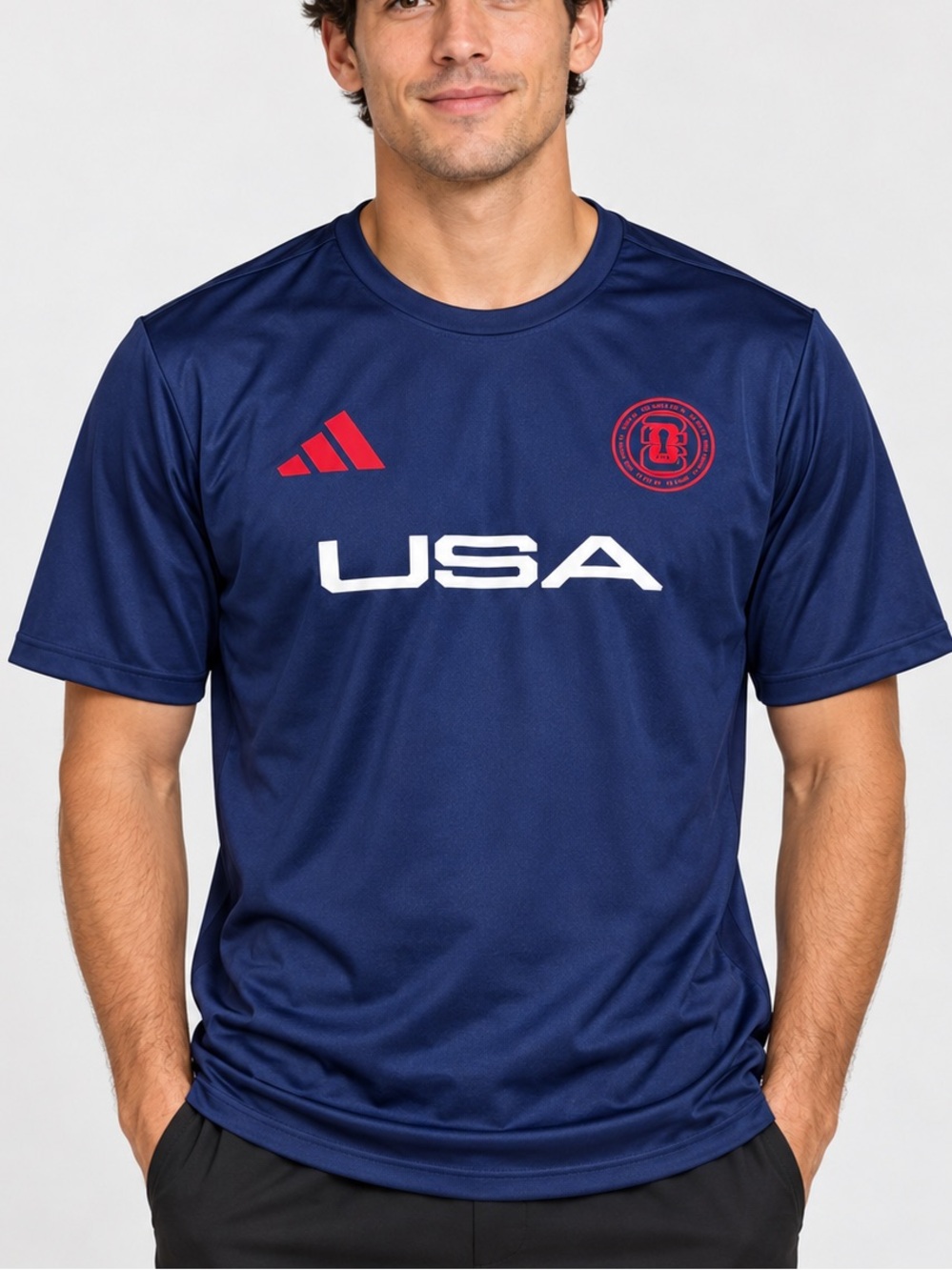 Adidas FIFA World Cup 2026 USA Soccer t-shirt Men’s size medium navy blue